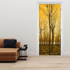 Fototapeta na dvere - Plantáž stromov (95x205cm)