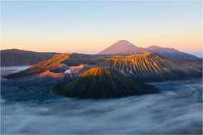 Obraz hory Bromo v Indonézii (90x60 cm)