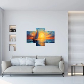 Obraz - Plachetnica (90x60 cm)