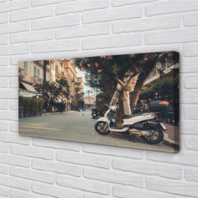 Obraz canvas mestské Motocykle palmového leta 125x50 cm
