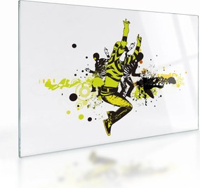 Sklenený obraz - Street dance (70x50 cm)