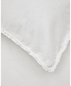 Krémové predĺžené obliečky na dvojlôžko z bavlneného perkálu 240x220 cm Sifinia – Kave Home