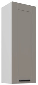 Horná kuchynská skrinka Lucid 40 G-108 1F (korpus: biela + front: mdf claygrey). Vlastná spoľahlivá doprava až k Vám domov. 1134679