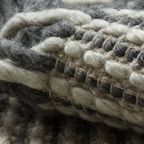 Dywany Łuszczów, Kusový koberec Tahar 99003F cream/grey, 90x150, béžová, obývacia izba