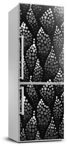 Nálepka na chladničku Čierno-biele bodky FridgeStick-70x190-f-108889410