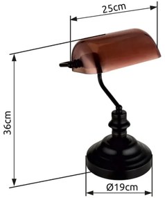 Globo 2491C - Stolná lampa ANTIQUE 1xE27/60W/230V
