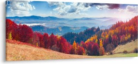 Obraz farebné jesenné krajiny (120x50 cm)