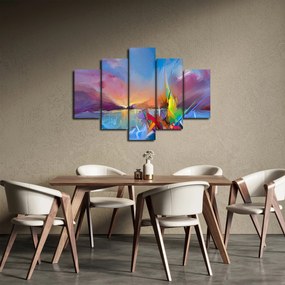 Obraz - Západ slnka (150x105 cm)