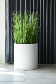 Umelá tráva v kvetináči ZEBRA, plast, výška 60 cm, zelená