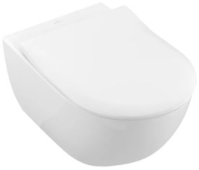 Villeroy & Boch Subway 2.0 Combi-Pack - SET Závesné WC + sedátko SlimSeat SoftClosing, alpská biela CeramicPlus 5614R2R1