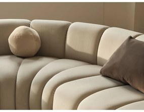 Tmavosivá ženilková modulárna rohová pohovka Lupine – Micadoni