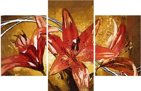 Obraz kvetov ľalií (90x60 cm)