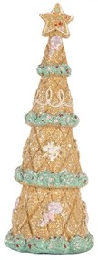 Dekorácia vianočný perníkový stromček Gingerbread Tree - Ø 9*25 cm