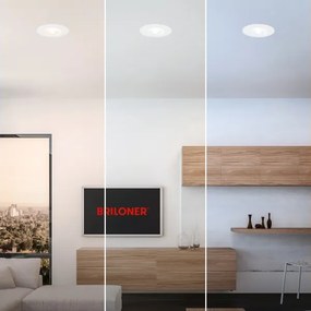 Briloner 7605036-SADA 3xLED Kúpeľňové podhľadové svietidlo 3xLED/4,9W/230V IP44 biela