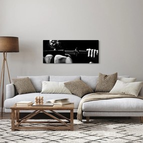 Obraz - Žena s mečom (120x50 cm)