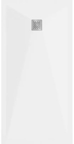 Mexen Stone+, obdĺžniková vanička z minerálneho kompozitu 160 x 100 cm, biela, 44101016