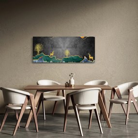 Obraz - Horská scenéria (120x50 cm)