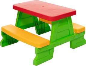 Dorex Sada záhradného stolíka s detskými lavicami Dorex, zelená, 5067