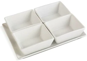 Lamart LT9220 5-dielna servírovacia súprava misiek Dine, 20 x 15,5 cm