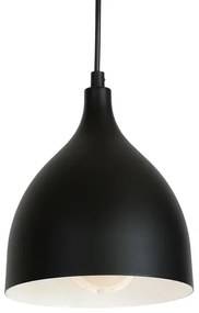 Luster na lanku NOAK 3xE27/15W/230V čierna