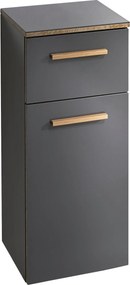 XXXLutz SPODNÁ SKRINKA, sivá, 30/72/33 cm Xora - Kúpeľňové skrinky - 001977032805