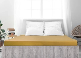 Plachta Jersey ALVORA 180x200 cm horčicová