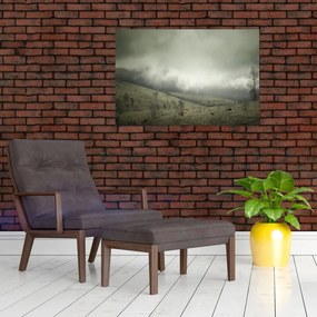 Obraz krajiny pred búrku (90x60 cm)