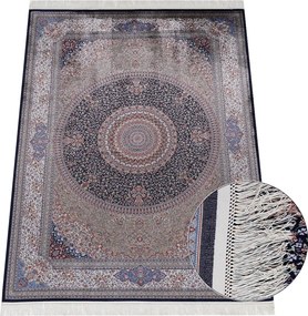 Koberec Anatolia Silk 32510 modrý – orientálny obdĺžnikový Rozmer: 200x290 cm