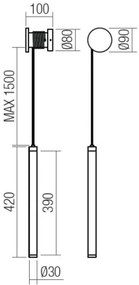 Redo 01-3361 - LED stmievateľné nástenné svietidlo SWING LED/9W/230V 3000/4000K CRI 90 biele