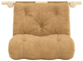 Svetlohnedé menčestrové kreslo Hooked – Karup Design