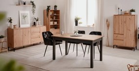 Široký regál so zásuvkami Korsika, dub artisan