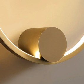 Toolight Toolight, LED nástenné svietidlo 50cm 23W 4000K APP1391-CW, zlatá matná, OSW-00917