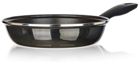Banquet Panvica smaltovaná METALLIC Black 24 cm, s nepriľnavým povrchom, 24 cm