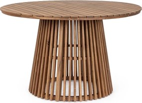 Okrúhly záhradný jedálenský stôl z masívu akácie ø 120 cm Rodano – Bizzotto