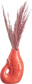 KOI Váza 12 cm - koralová