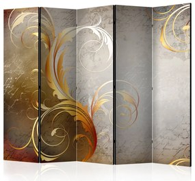 Artgeist Paraván - Gold letters [Room Dividers]