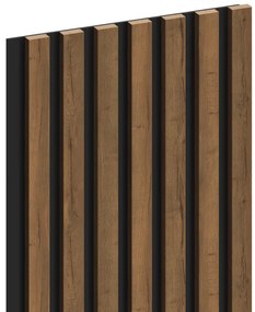 Mexen Lam-B, stenové lamely 275 × 31,5 cm, HDF doska 4 mm, dub moka, S100-275317-2812-074
