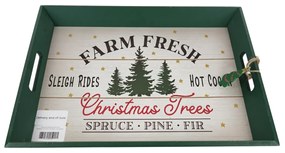 Vianočný drevený podnos CHRISTMAS - viac variantov Varianta: Farm fresh