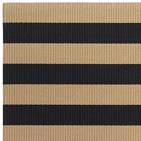 Koberec Big Stripe: Béžovo-čierna 80x200 cm