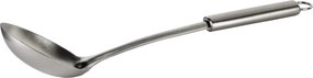Nerezová naberačka BASIC KITCHEN 34,5 cm strieborná