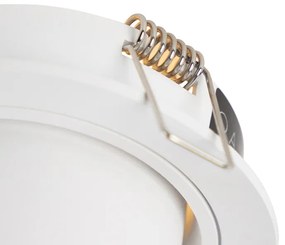 Sada 6 moderných zapustených bodových svetiel biela okrúhla naklápacia - Installa