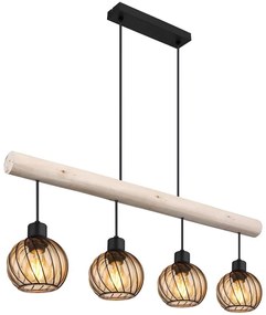 Globo 15534-4H - Luster na lanku PAULO 4xE27/15W/230V