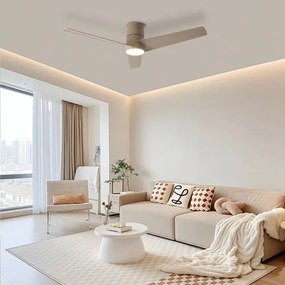 ZEVENTI - LED stropný ventilátor BARROSA LED/18W/230V Wi‑Fi Tuya + diaľkový ovládač