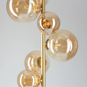 Brilagi - LED Stojacia lampa MILLA 7xG9/3W/230V zlatá