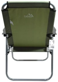 Skladacia kempingová stolička zelená