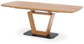 Rozťahovací stôl BLACKY 160-220 cm zlatý dub