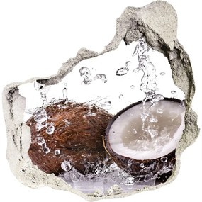 Fototapeta diera na stenu A kokosová voda nd-p-53134476