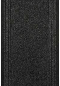 Koberce Breno Behúň REKORD 866, šíře role 80 cm, čierna, viacfarebná