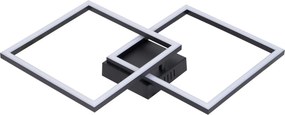 XXXLutz STROPNÉ LED SVIETIDLO, 55,8/39,5/6,7 cm Boxxx - Interiérové svietidlá - 006360005601
