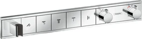 Hansgrohe RainSelect, batéria pod omietku na 5 spotrebičov, chrómová, HAN-15358000
